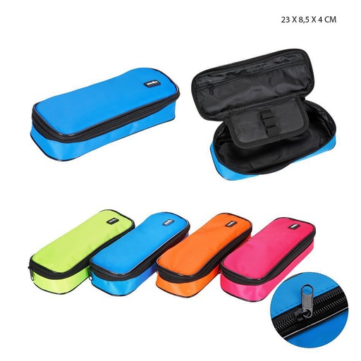 [0219282] Estuche de tela fluo 23x8.5x4cm - Papelería