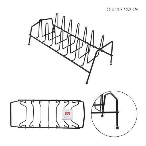 [0221903] Portaplatos para 8 platos 35x18x13.5cm para cocina