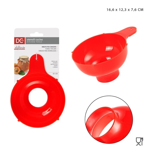[0222194] Embudos de plástico 16.6X23.3X7.6CM - Accesorios de cocina