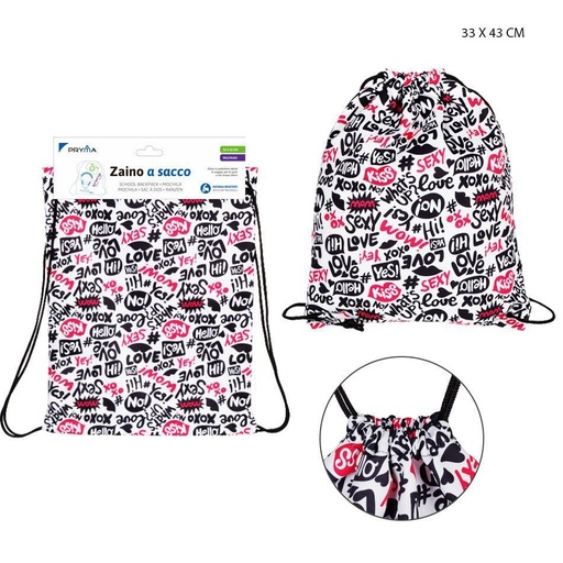 [0221597] Bolsa con cordón 33X43 cm - Artículos de deporte