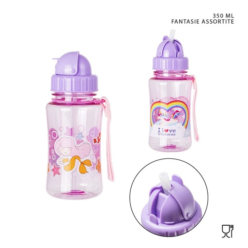[0222384] Botella de agua de plástico 350ml - Productos de agua