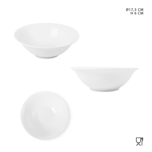 [0223567] Cuenco de porcelana 17.5 cm para cocina