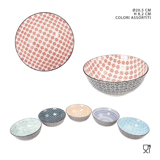 [0224463] Ensaladera de cerámica 20.5X8.2CM - Utensilios de cocina