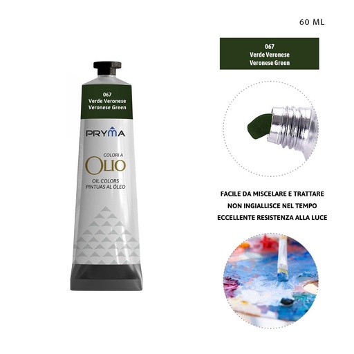 [0224626] Pintura al óleo 60ml N.067 verde oscuro - Pinturas y arte