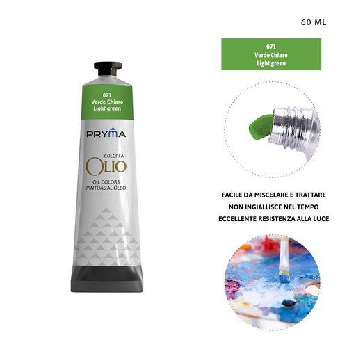 [0224629] Pintura al óleo 60ml N.071 verde claro - Pinturas y arte