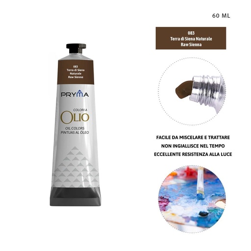 [0224639] Pintura al óleo 60ml N.083 ocre siena - Pinturas y arte