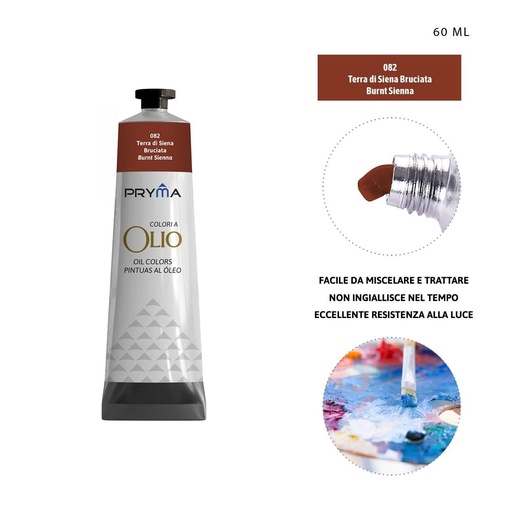 [0224640] Pintura al óleo 60ml N.082 siena tostada - Pinturas y arte