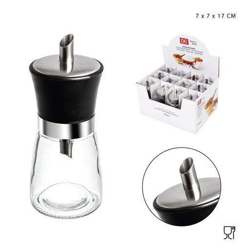 [0224951] Azuquero de vidrio 7x7x17cm - Accesorios de cocina
