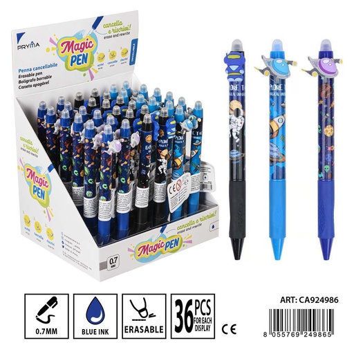 [0225406] Bolígrafo borrable 0.7 mm espacio - Herramientas de escritura