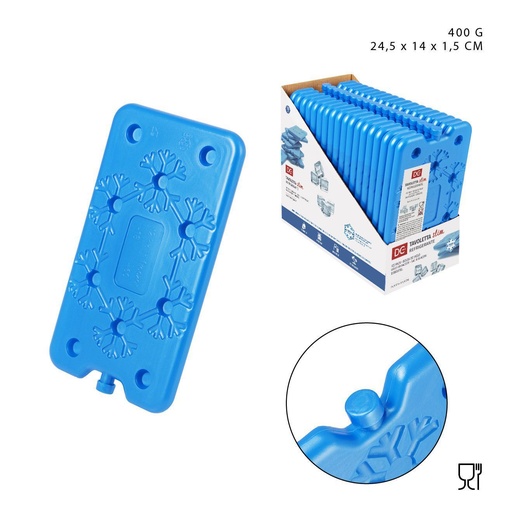 [0225161] Tableta enfriadora 400g 24.5x14x1.5 cm - Utensilios de repostería y moldes