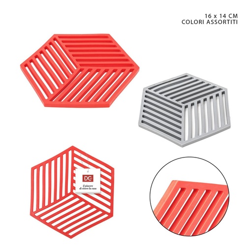 [0225426] Base hexagonal para ollas 16x14 cm - Aislantes y soportes para utensilios