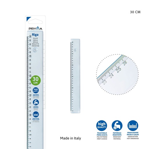 [0202401] Regla 30cm para medir