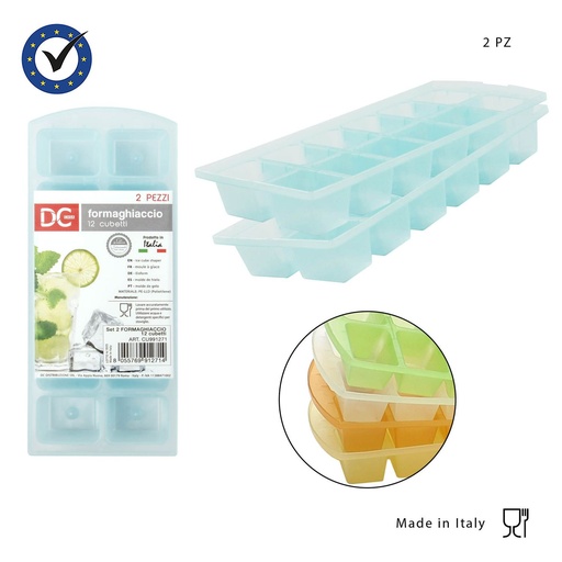 [0207531] Molde para hielo 12 cubos 2pz