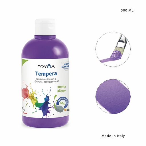 [0209738] Témpera lavable 500ml violeta para arte