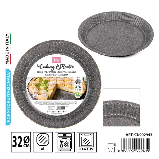[0220932] Bandeja para hornear pastel redonda 32 cm - Utensilios de repostería