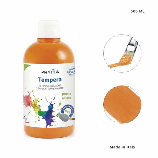 [0224395] Témpera lavable 500ml amarillo ocre