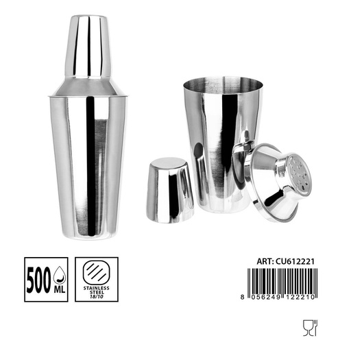 [0233150] Shaker de acero inoxidable 500ml