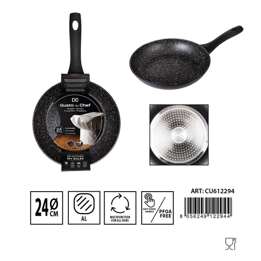 [0233740] Sartén de inducción 24cm antiadherente para cocina