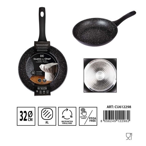 [0233744] Sartén antiadherente para inducción de 32cm - Utensilios de cocina