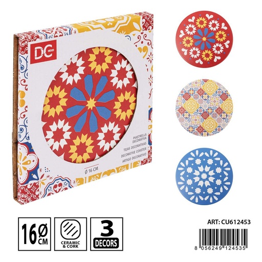 [0234655] Posavasos de cerámica 17cm - Utensilios para cocina