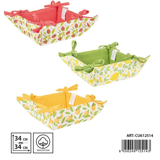 [0234867] Cesta cuadrada de 34 cm - Artículos de cocina