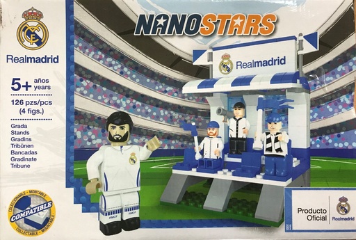 [7203] Artículos de Real Madrid Nanostars 126 piezas - Merchandising
