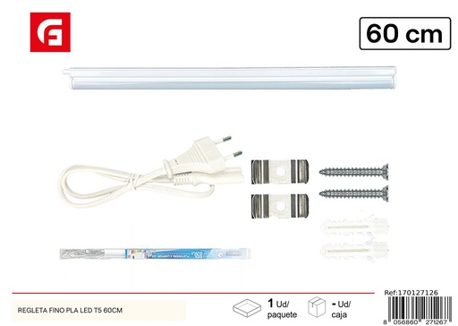 [170127126] Regleta LED T5 60cm para iluminación del hogar