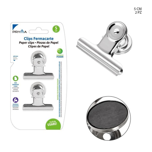[0226405] Clip magnético 5CM 2PZ - Accesorios de oficina