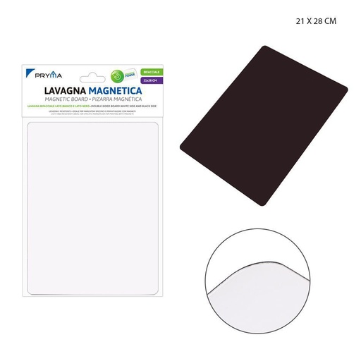 [0226418] Pizarra magnética 21x28cm - Material de oficina