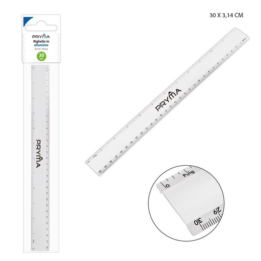 [0226515] Regla de aluminio 30 cm - Suministros de oficina