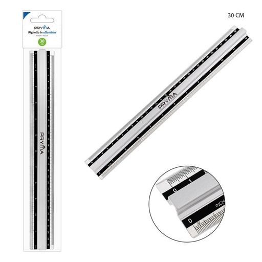 [0226518] Regla de aluminio 30CM - Suministros de oficina