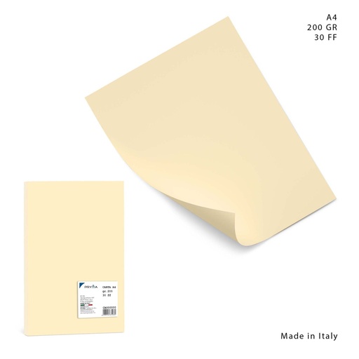 [0226084] Papel de color A4 200g pastel 30 hojas para manualidades y proyectos