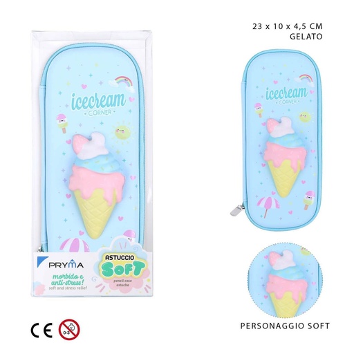 [0226113] Estuche antiestrés con helado 23x10x4.5 cm - Artículos de papelería