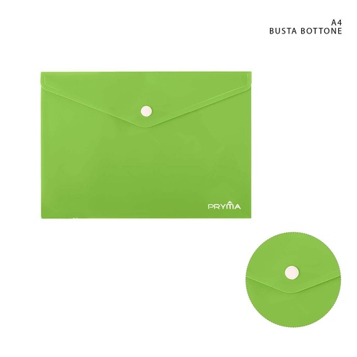 [0227348] Carpeta botón verde A4 - Material de oficina y papelería