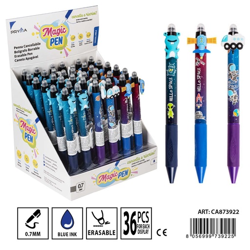[0229805] Bolígrafo borrable 0.7mm con diseño de tiburón para escritura
