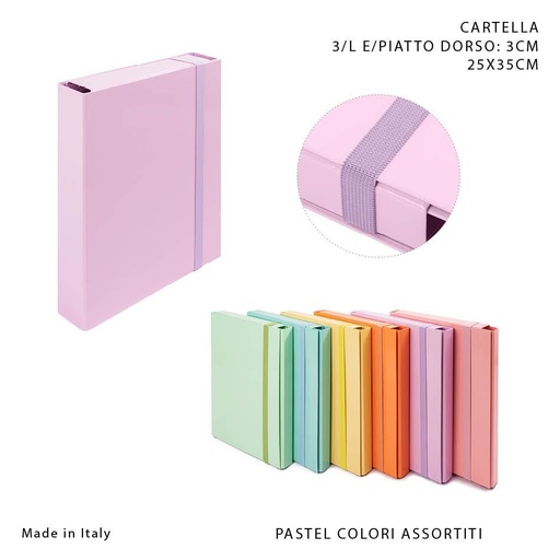 [0230269] Carpeta D5 25x35 cm con tapa dura y goma plana - Material de oficina