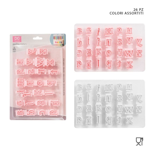 [0227979] Set molde letras minúsculas 26 pz - Artículos de repostería