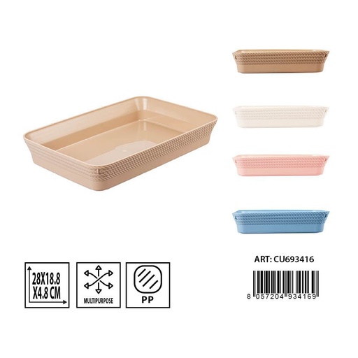 [0230343] Cubrimantel multiuso rectangular 28x18.8x4.8 cm - Utensilios de cocina y recipientes