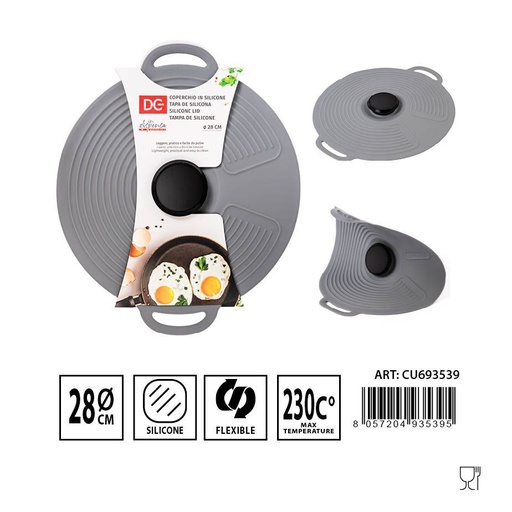 [0231758] Tapa de silicona para olla 32x28 cm - Accesorios de cocina