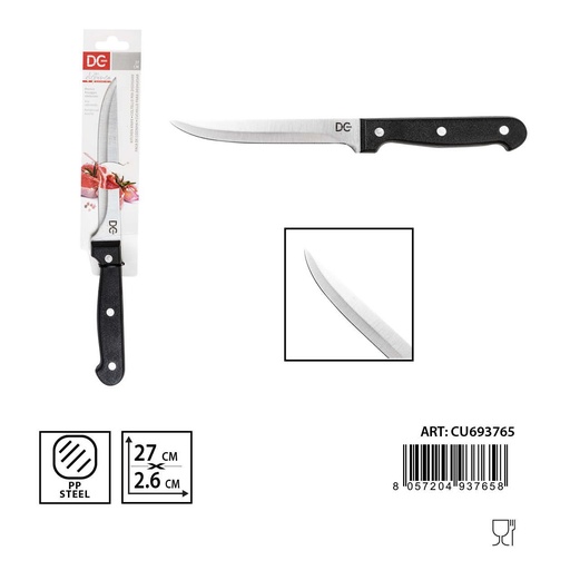 [0233367] Cuchillo para deshuesar 27x2.6cm - Utensilios de cocina