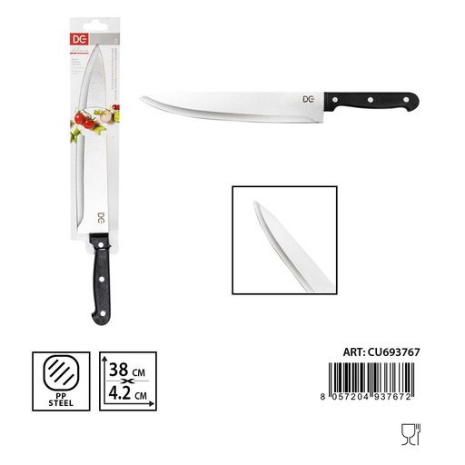 [0233369] Cuchillo de chef 38x4.2cm para cocina