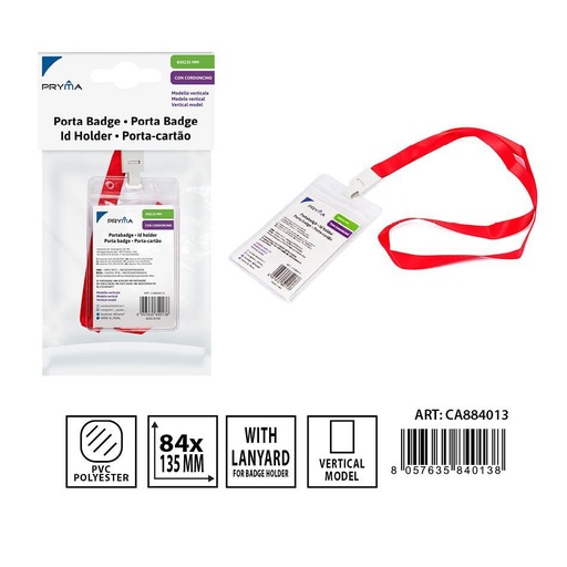 [0230954] Identificador vertical 84x135 mm - Suministros de oficina