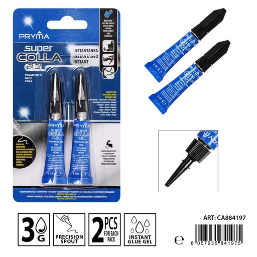 [0233667] Gel instantáneo 3g*2 - Accesorios de oficina