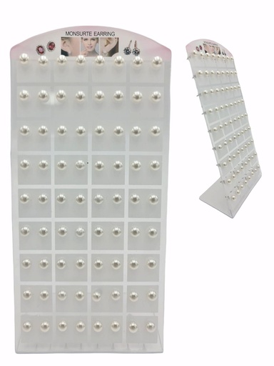 [8162090008013] Pendiente perla/oval 6mm 36/p - Joyería y bisutería