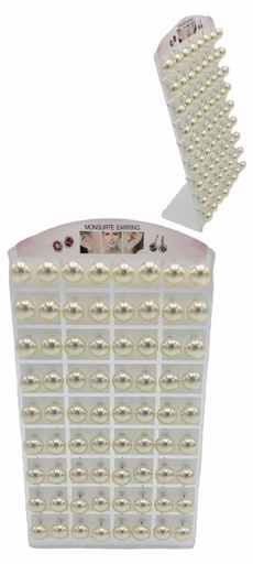 [8162090008044] Pendiente perla/oval 12mm 36/p - Joyería y bisutería