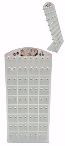 [8162090009010] Pendiente b/perla/oval 6mm 36/p - Joyería y bisutería