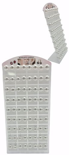 [8162090009034] Pendiente b/perla/oval 10mm 36/p - Joyería y bisutería