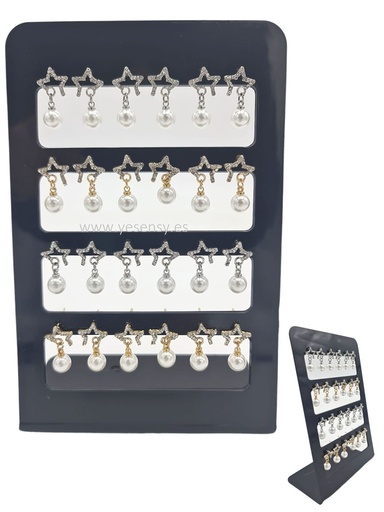 [8162200066100] Pendientes 12/P 6610 MONS - Con perlas, bisutería moderna