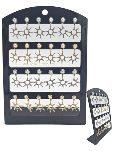 [8162200066124] Pendientes 12/P 6612 MONS - Bisutería y accesorios elegantes