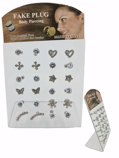 [8168100212012] Pendientes 24 unidades 21201 M. - Accesorios de bisutería
